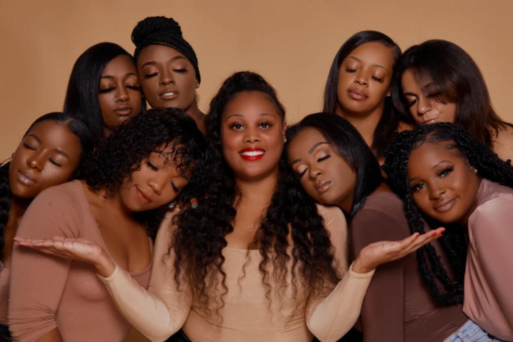 The women of Perfectly Imperfect Living photographed together
